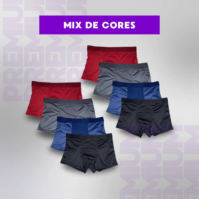 KIT Cuecas Fibra de Bambu® - [Compre 5 Leve 10]
