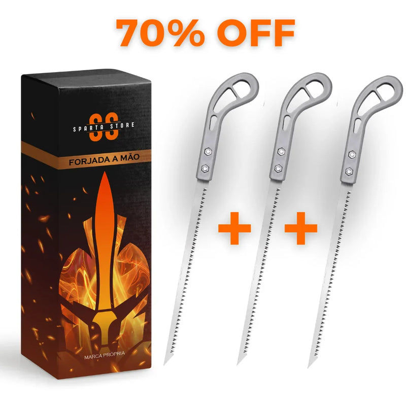 Serrote Manual Multiuso • Esparta Saw™ (COMPRE 1 LEVE 2)