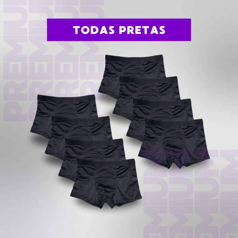 KIT Cuecas Fibra de Bambu® - [Compre 5 Leve 10]