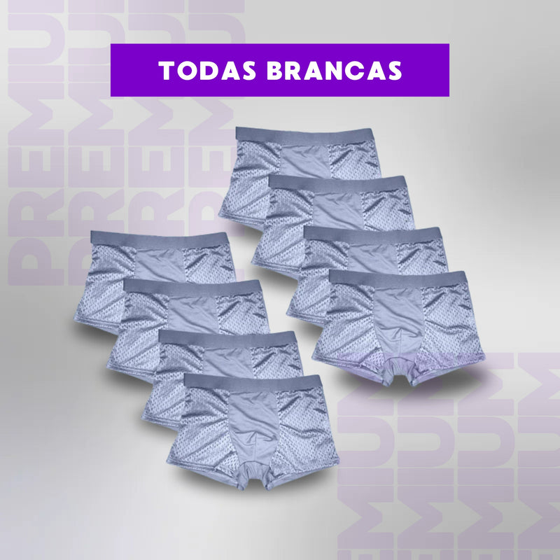 KIT Cuecas Fibra de Bambu® - [Compre 5 Leve 10]