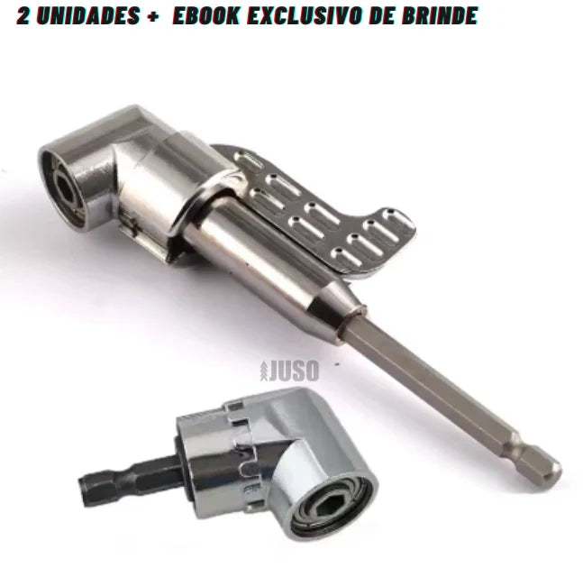 Power Drill Adaptador de Broca Angular 105°- Inteligente e Multifuncional [COMPRE 1 LEVE 2]
