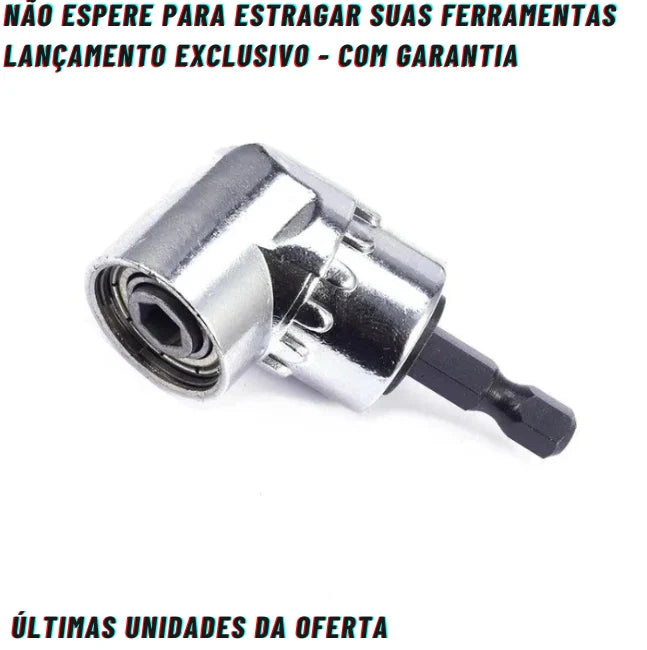 Power Drill Adaptador de Broca Angular 105°- Inteligente e Multifuncional [COMPRE 1 LEVE 2]