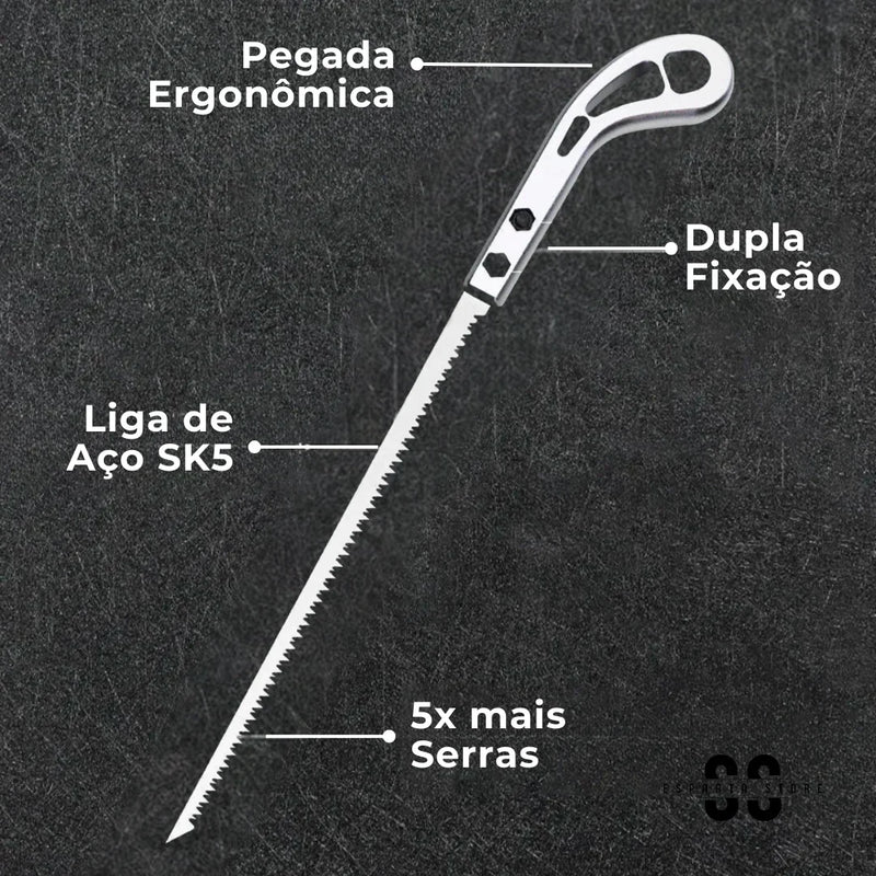 Serrote Manual Multiuso • Esparta Saw™ (COMPRE 1 LEVE 2)