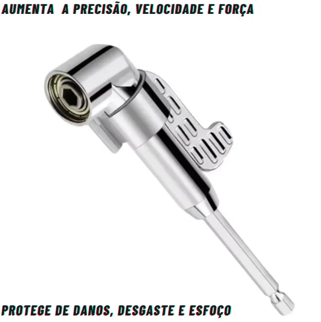 Power Drill Adaptador de Broca Angular 105°- Inteligente e Multifuncional [COMPRE 1 LEVE 2]