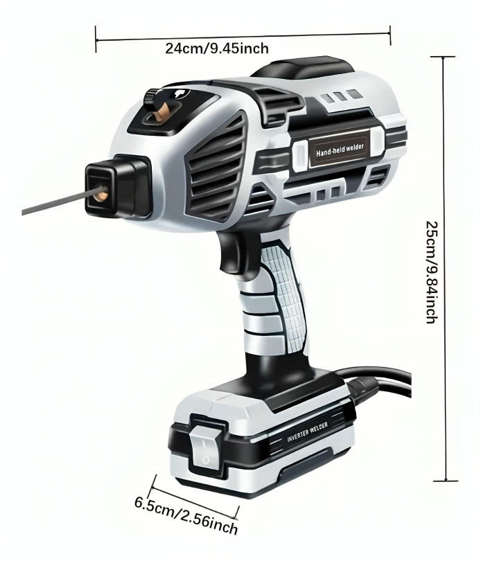 SparkPro™ – Soldador Profissional Portátil 5 em 1 + Brindes (Capacete e Luva)