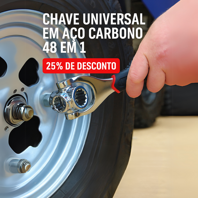 Chave Universal em Aço Carbono 48 em 1 - TorqueMax™
