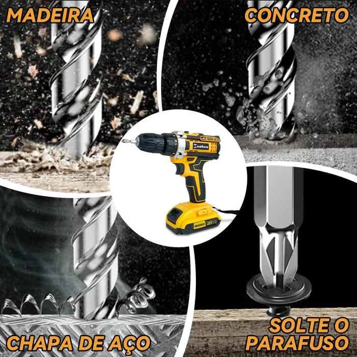 Parafusadeira/Furadeira 26V com Maleta