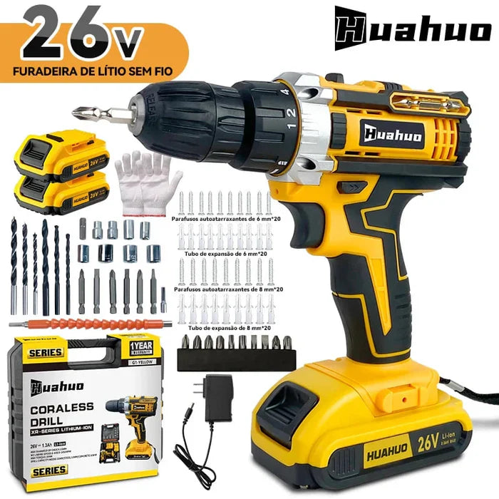 Parafusadeira/Furadeira 26V com Maleta