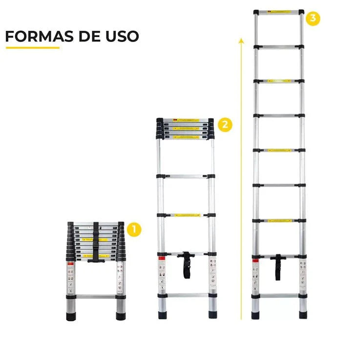 Escada Telescópica de Alumínio