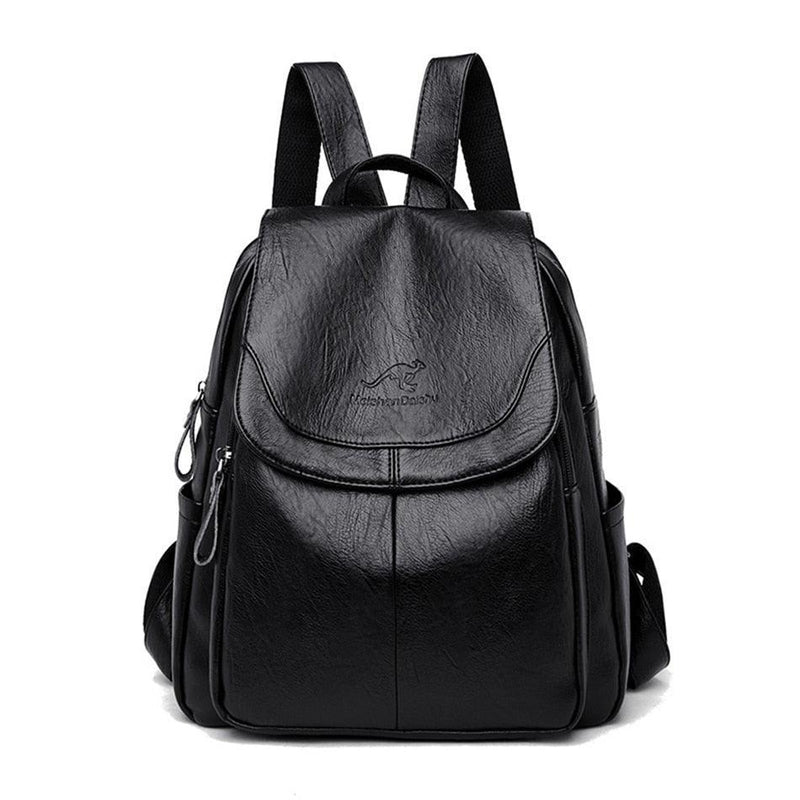 Mochila em Couro Vintage Genuino - Aussie